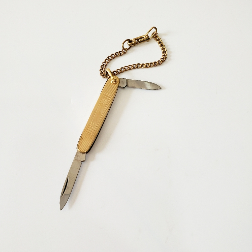 Baston and Bates Gold Filled Keychain Pocketknife